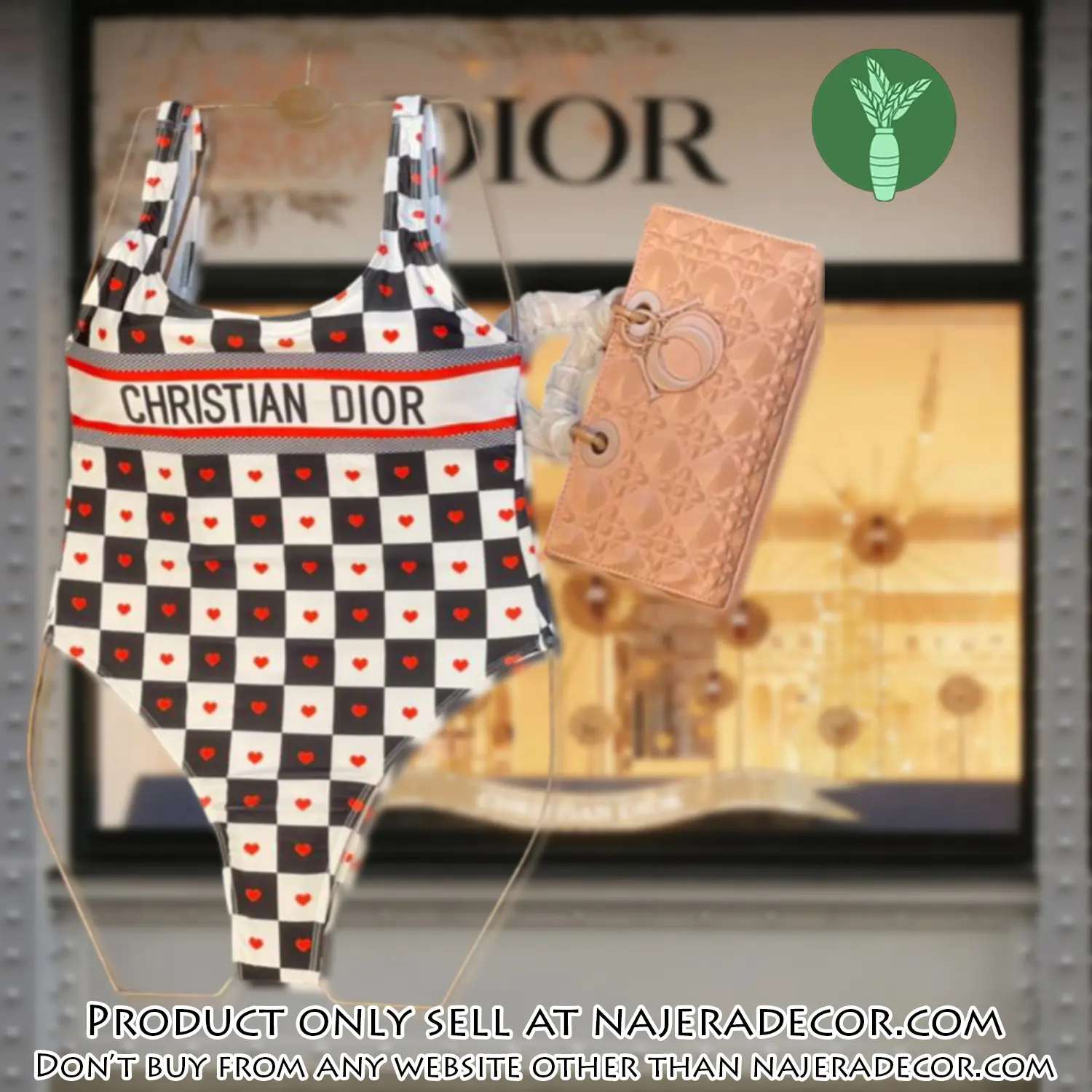 Christian dior swimwear beachwear one piece swimsuit osw1042 njr3754254